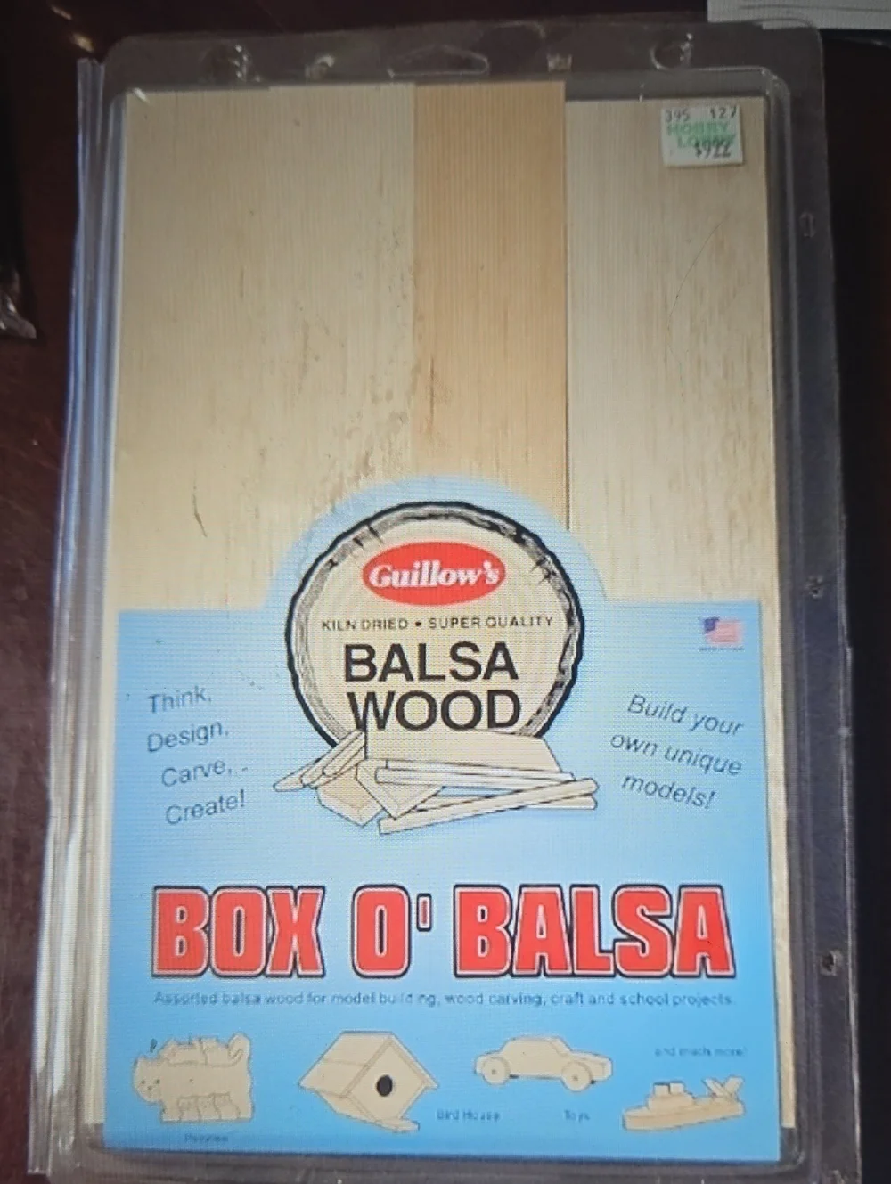 Box O' Balsa Wood - Natural Balsa Wood Assortment